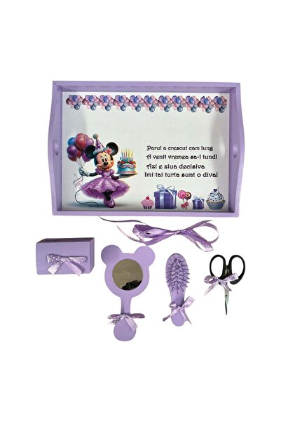 KidsMagazin Set de tuns Minnie Mouse pentru fete, 6 piese
