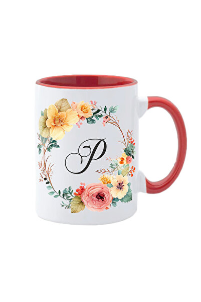 AFFIX THE DIFFERENT PERSPECTIVE Cana alba personalizata cu initiala numelui i...