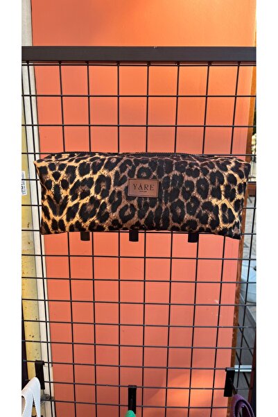 Yare Atelier Leopard dezen Ferula za kosu sa patentnim zatvaračem Gabardin tk...