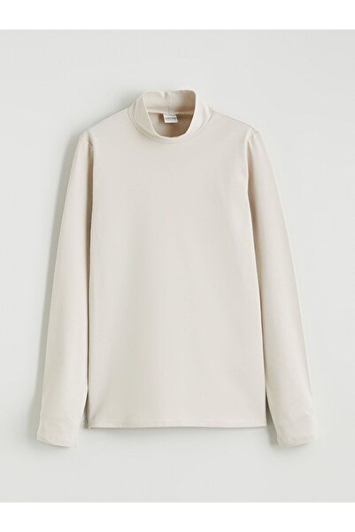 LC Waikiki Lcw Kids Half Turtleneck Girl's T-Shirt