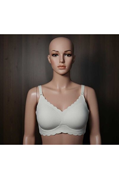 lucien vela Wireless Soft Padded Wide Strap Ribbed Everyday Bralette