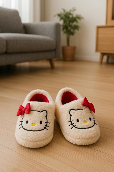 Valenta Cute Cat Patterned Baby Booties Slippers