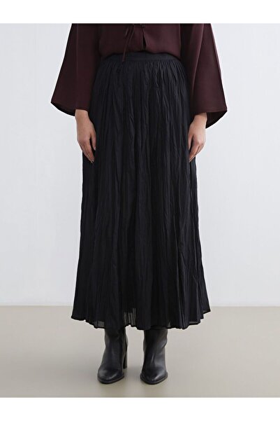 LC Waikiki Lcw Modest Buy Flared Skirt with Zipper