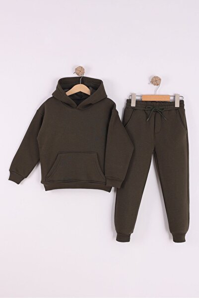 Ahsenimbebe Boy's Thick Hooded Set