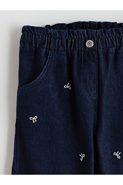 LC Waikiki LCW Kids Elastic Waist Girl's Jeans Trousers