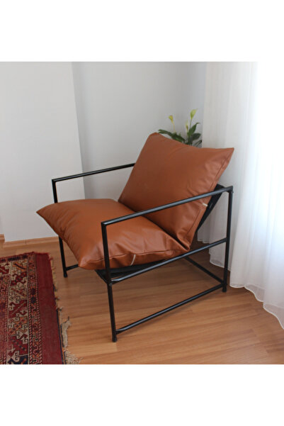 SLLER Klas Model Metal İskeletli Portatif Berjer ,Elyaf Dolgulu Özel Tasarım Berjer Cafe,Ofis ,Salon