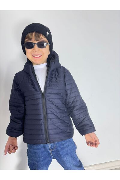 THE ARSLAN Şişme Bebek İçi Peluş Kürklü Mont