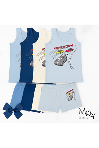 TatlıKids ΣΕΤ ΑΝΔΡΙΚΟ ΠΑΙΔΙΚΟ ΑΘΛΗΤΙΚΟ ΜΠΟΞΕΡΑΚΙ 4 ΤΕΜΑΧΙΑ Μ&Υ, 100% ΒΑΜΒΑΚΙ ...