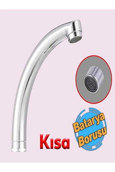 ASIR ARMATÜR Mix Vakumlu Uzun Deve Boynu Aç Kapa Mutfak Bataryası Ucu Paslanm...