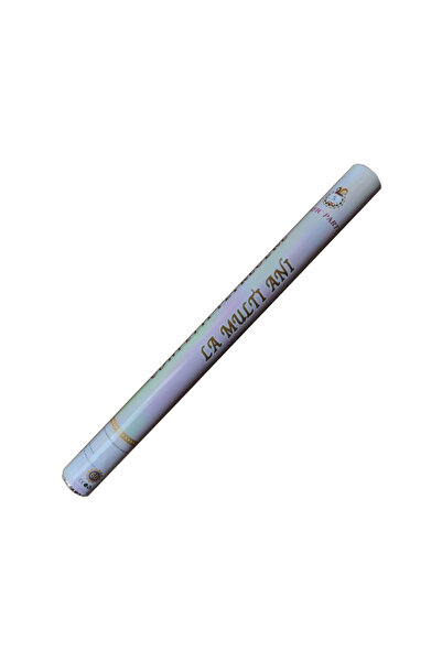 Mirific Party Tub de confetti colorat, 60 cm, „La mulți ani”