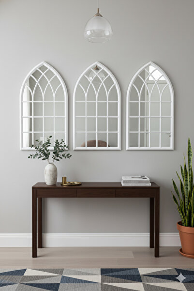 Generic Elegant mirror set with a luxurious frame, adding a touch of sophistication to any space. 92 x 51 cm