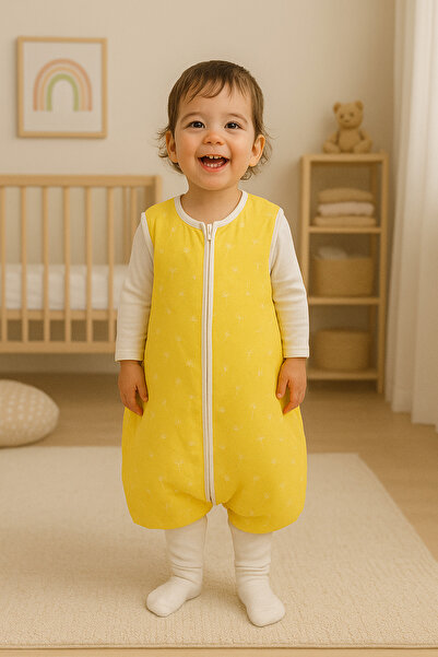 Calista home Girls Boys Sleeping Daily Muslin Combed Cotton Children Baby Printed Romper 4 Seasons