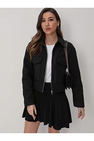 eybetsa Women's Short Crop Jacket