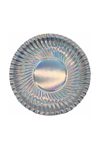 Mirific Party Set of 8 silver cake plates, 18 cm, PZ3818