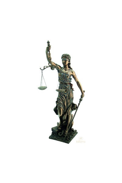 İTALFAMA Bronze Goddess of Justice Decoration, 72 cm