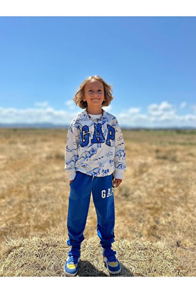 Jolly Kids Boy's Character Printed Sweatshirt Winter Set