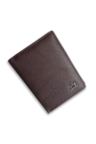 qianxilu Men's Genuine Leather Wallet - Brown - Elegant, Practical and Durable