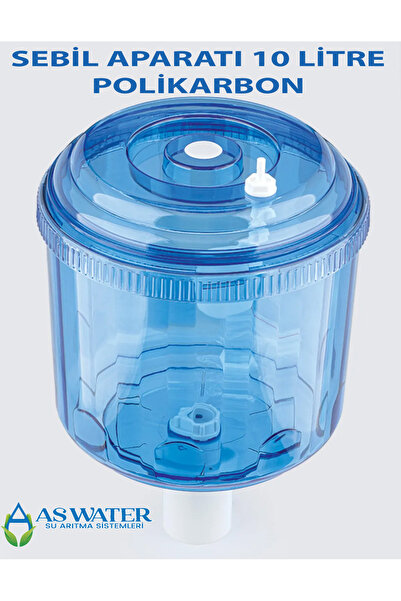 As Water Sebil Aparatı POLİKARBON 10 Litre Hazneli