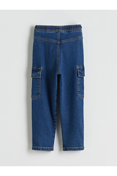 LC Waikiki LCW Kids Elastic Waist Boy Cargo Jean Trousers