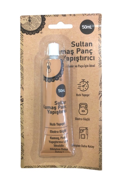 Chuva Sultan Kumaş Panç Yapıştırıcısı 50 mL – Hızlı Kuruyan, Ekstra Güçlü Kumaş & Keçe Yapıştırıcısı