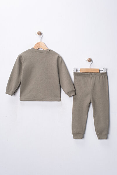 DIMPLE BABY Cotton Baby Set with Stretch Fabric Front Snaps