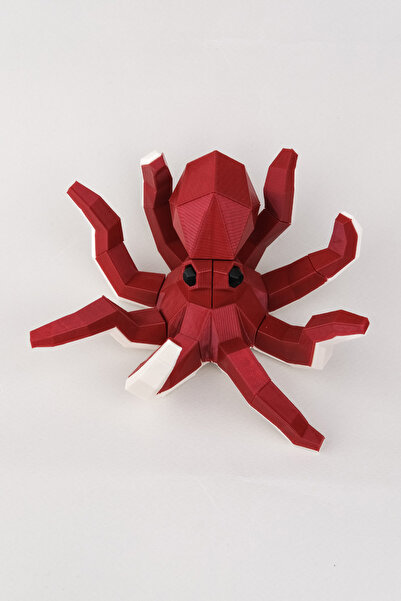 BCOVERART Toyzzart 3D Puzzle Yapboz Mıknatıslı Oyuncak Ahtapot
