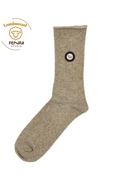 FENRA STUDIO KIŞLIK TERMAL YÜNLÜ SICAK TUTAN LAMBSWOOL SAĞLIKLI LASTİKSİZ DER...