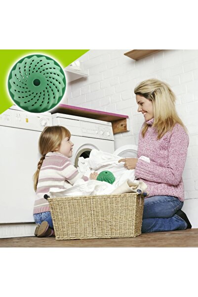 stuffix DomowySwiat Ceramic Laundry Washing Ball, 1000 Washes, Green, ,