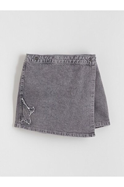 LC Waikiki Lcw Kids Girls Jean Shorts Skirt