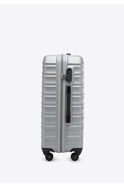 Wittchen Men's Ribbed ABS Suitcase Set Gray ABS