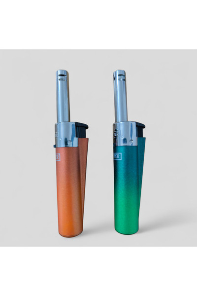 Clipper Cilpper Mini Tube Uzun Çakmak 2'li Set