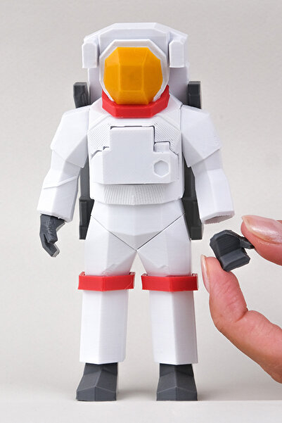 BCOVERART Toyzzart 3D Puzzle Yapboz Mıknatıslı Oyuncak Astronot