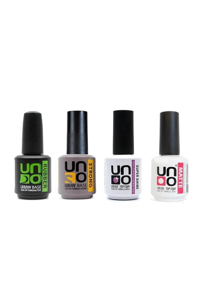 Anıl Gel Polish Uno Rubber Base Coat ; Strong Base Coat ; Supper Shıne Top Co...