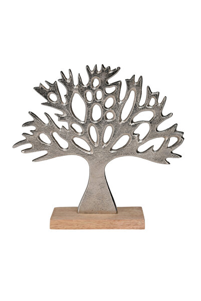 Koopman Silver Tree Decoration H25.5 cm