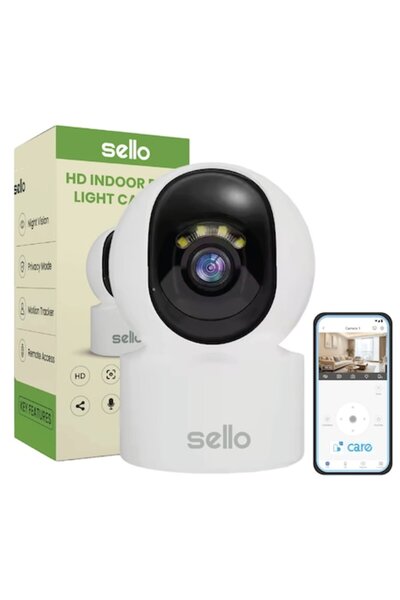 Sello Sello® 5MP Full HD Wi-Fi Surveillance Camera, Indoor Rotatable, Night Vision