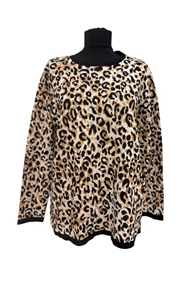 PHUTİ COLLECTION LEOPARD PATTERNED SWEATER