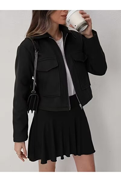 eybetsa Women's Short Crop Jacket