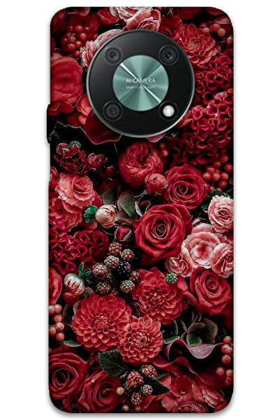 MRCİLETİSİM غطاء خلفي لهاتف هواوي نوفا Y90 بنمط HD مطبوع - ورود