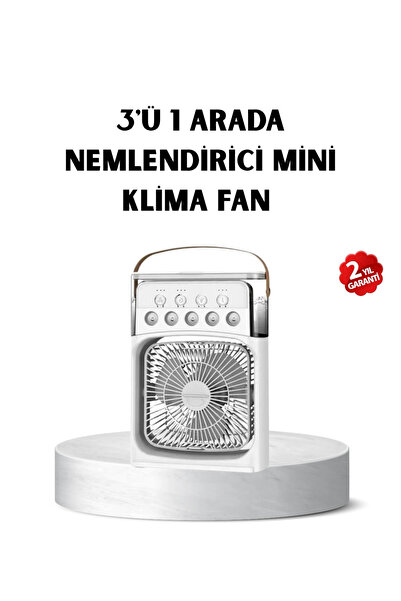 Genel Markalar USB Bağlantılı Taşınabilir Mini Klima Fan 500ML Su Hazneli ve ...