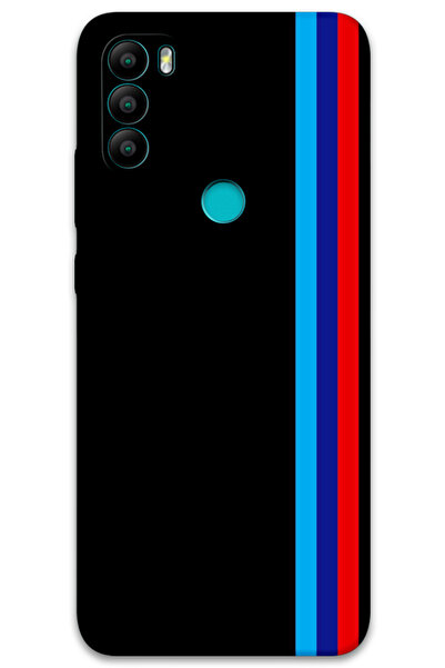 MRCİLETİSİM غطاء خلفي من جينرال موبايل GM 21 Plus بنمط HD مطبوع - ثلاثة خطوط