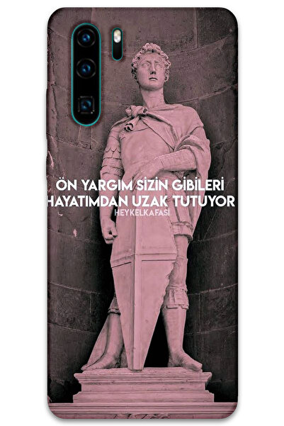 MRCİLETİSİM غطاء خلفي لهاتف هواوي P30 Pro بنمط HD مطبوع - أمامي