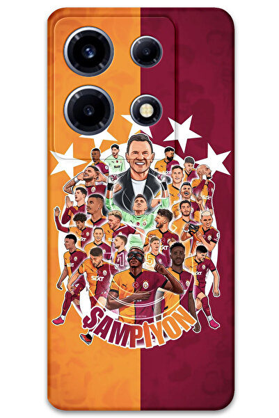 MRCİLETİSİM غطاء خلفي لهاتف انفينيكس نوت 30 VIP بنمط HD B مطبوع - البطل