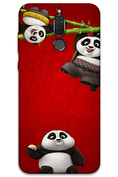 MRCİLETİSİM غطاء خلفي لهاتف هواوي ميت 10 لايت بنمط HD مطبوع - باندا