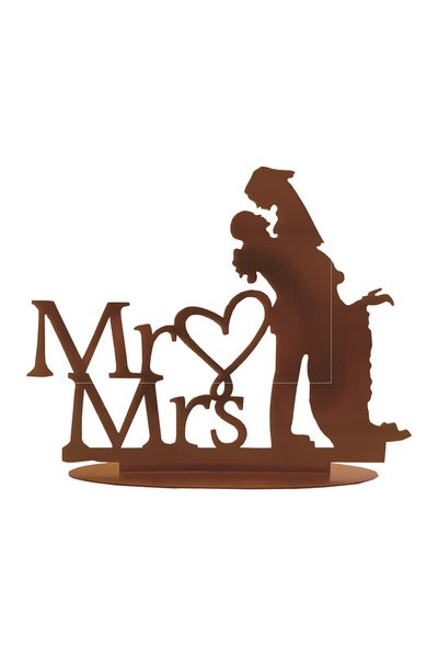 Mirific Party Gold topper, 270×212 mm, Mr and Mrs, PPQT8045