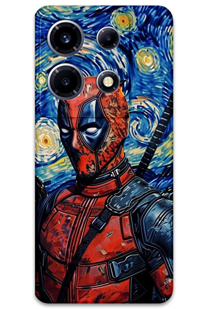 MRCİLETİSİM غطاء خلفي لهاتف انفينيكس نوت 30 VIP بنمط HD B مطبوع - ديدبول