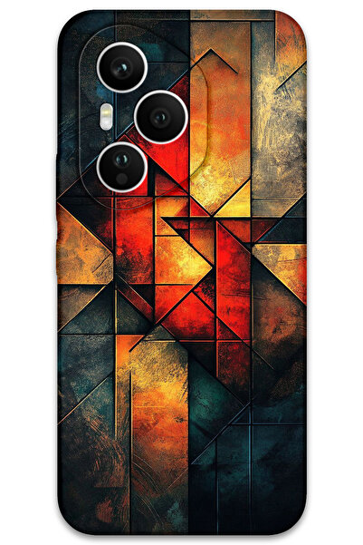 MRCİLETİSİM غطاء خلفي لهاتف Huawei Honor 400 Pro بنمط HD مطبوع - ألوان دافئة