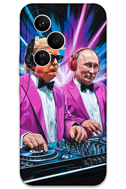 MRCİLETİSİM غطاء خلفي لهاتف هواوي هونور 400 برو بنمط HD مطبوع - دي جي ترامب ب...