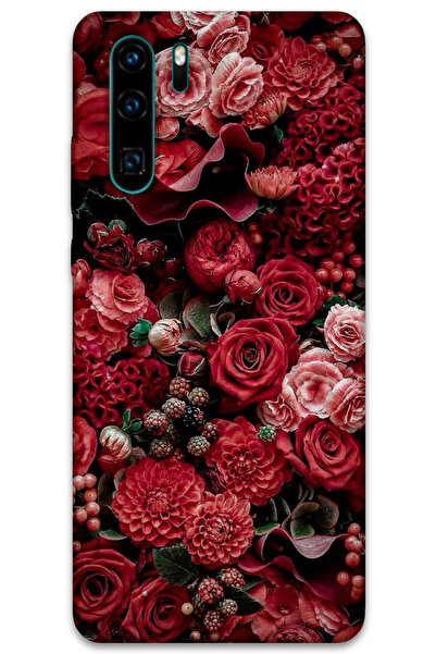 MRCİLETİSİM غطاء خلفي لهاتف هواوي P30 برو بنمط HD مطبوع - ورود