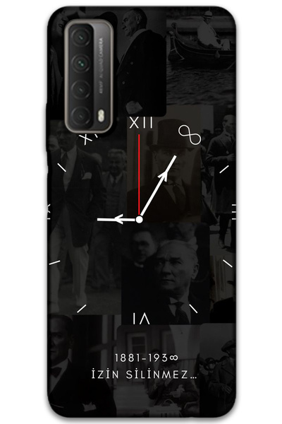 MRCİLETİSİM غطاء خلفي لهاتف هواوي بي سمارت 2021 بنمط HD مطبوع - أتاتورك 9-15