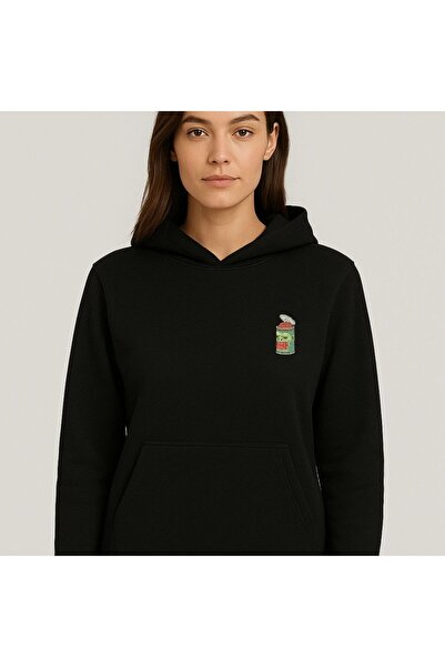 Etoile Studio Unisex White Oversized Hooded Sweatshirt Design Beyincik